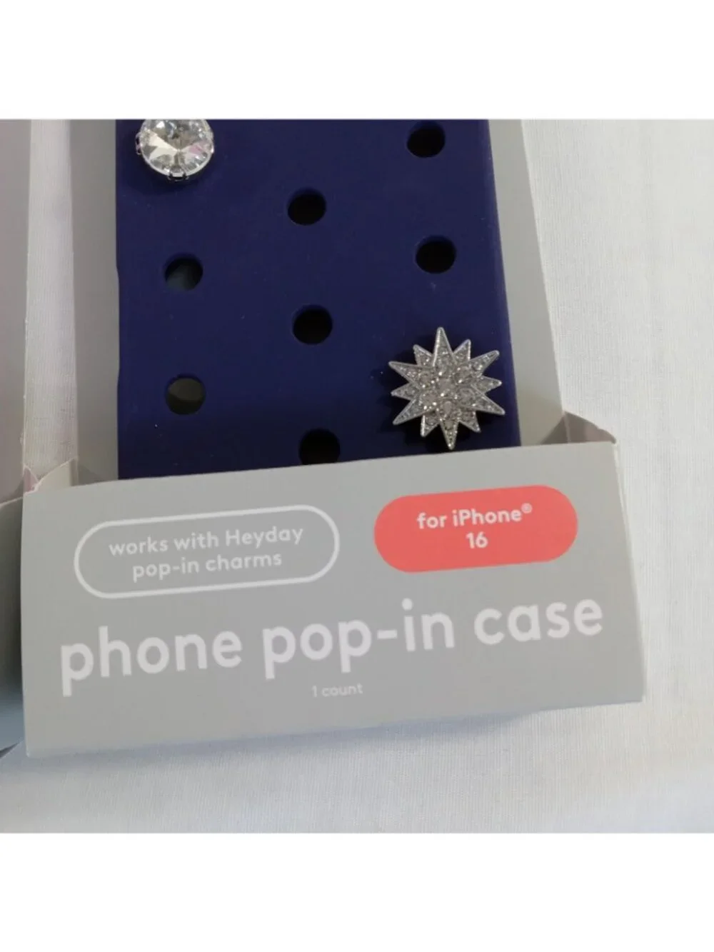 2 Heyday Phone Pop-In Cases for iPhone 16 Pink Dachshund Tennis Ball & Navy Blue